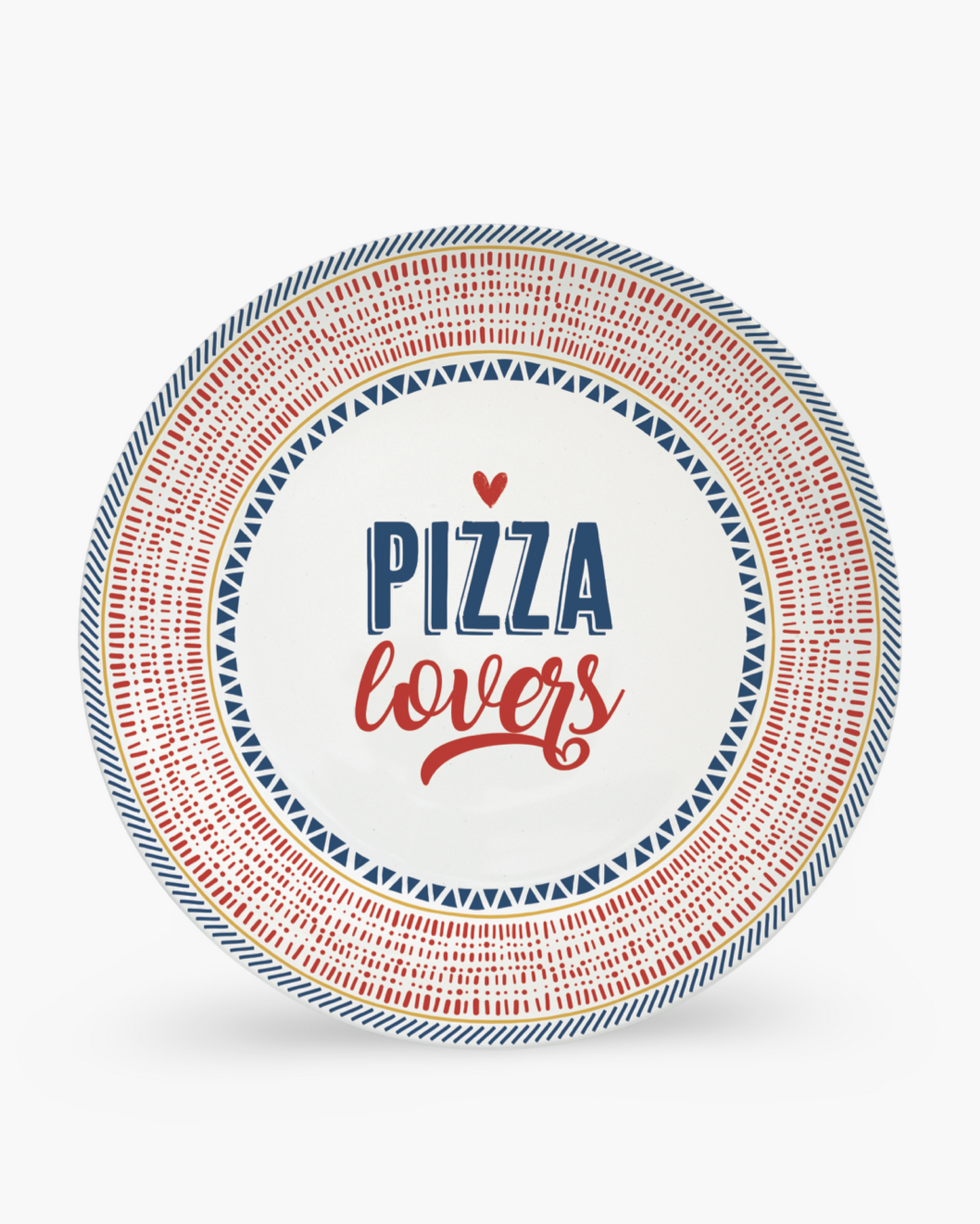 1x Assiette plate Pizza Lovers