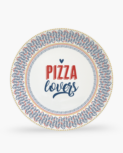 1x Assiette plate Pizza Lovers