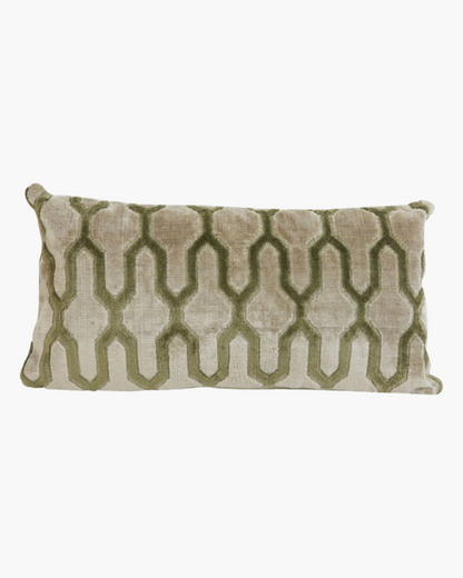 Coussin Jembana olive rect