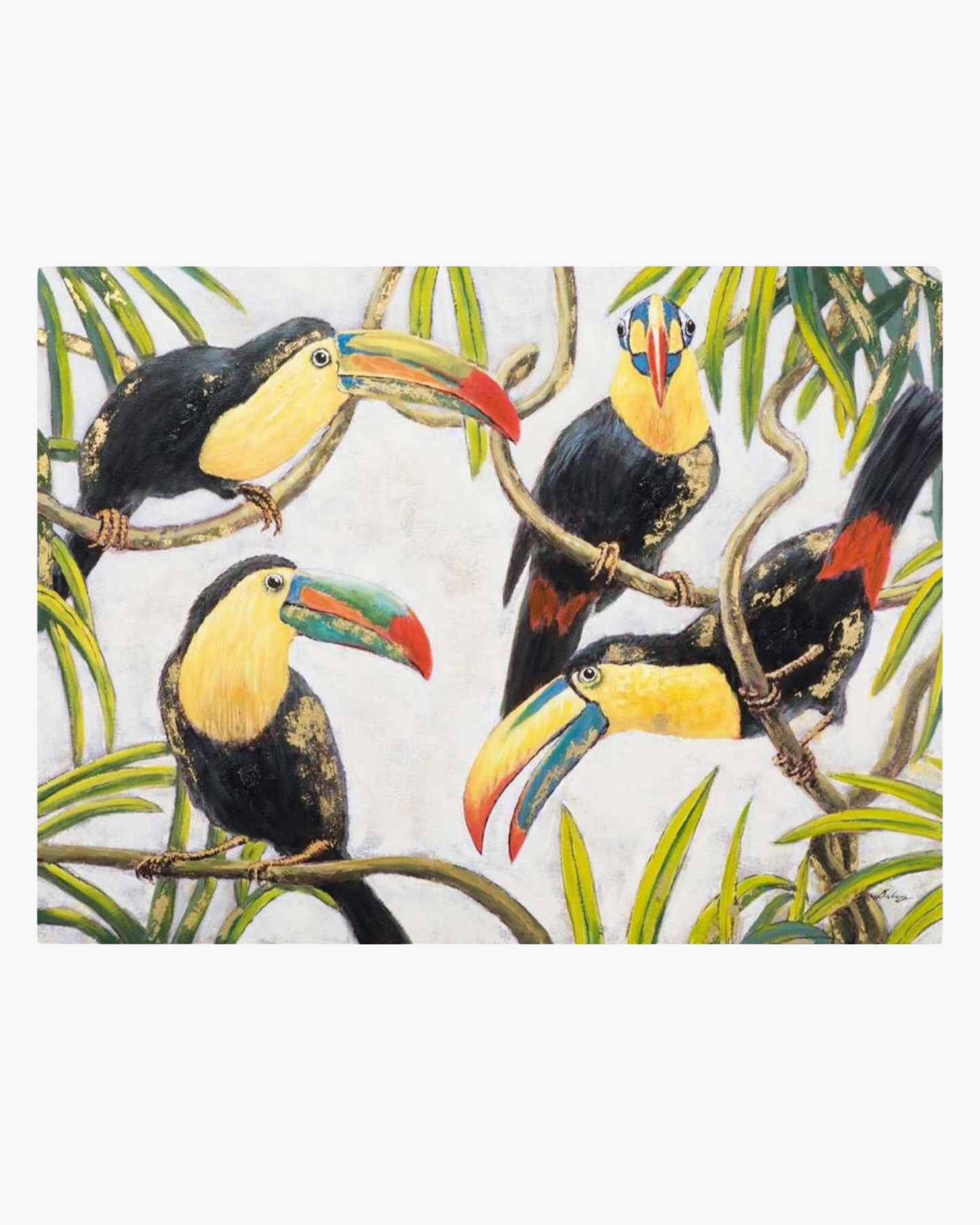 Toile de peinture Toucans 100x70