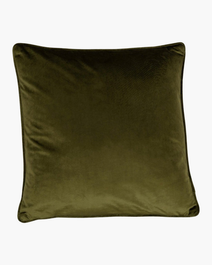 Coussin velours Nuance de vert 1