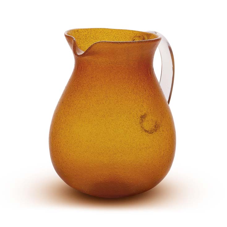 Lot 6 Verres à Eau Cancun/Marea 330 Ml – Pâte De Verre Soufflé Coloré, Design Amérindien Éclatant