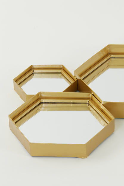 Miroir hexagones