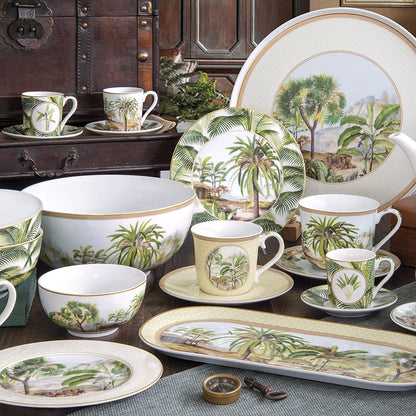 Bol en porcelaine Palmiers
